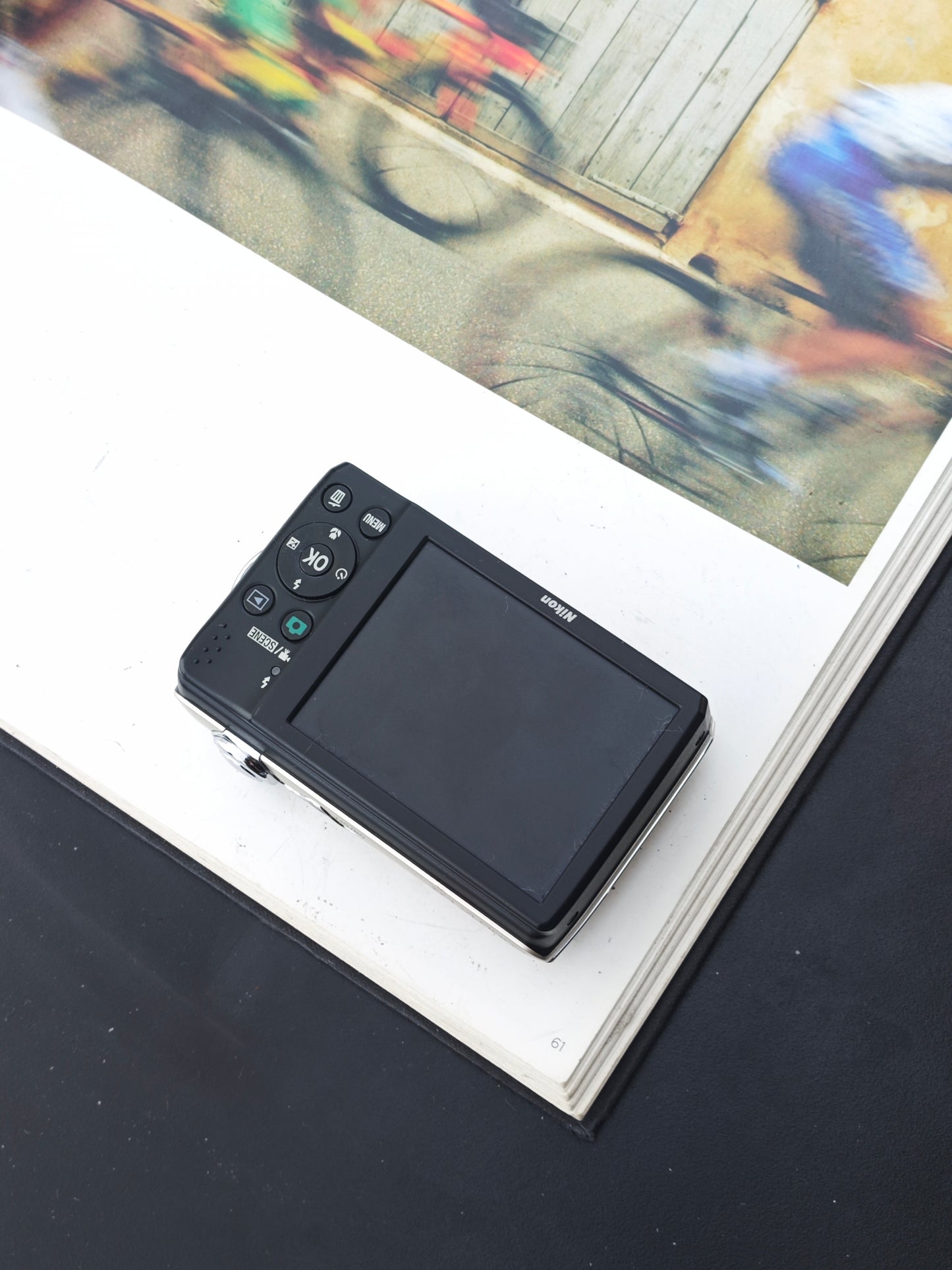 Used Nikon Coolpix L22 silver Digital Camera [with box]