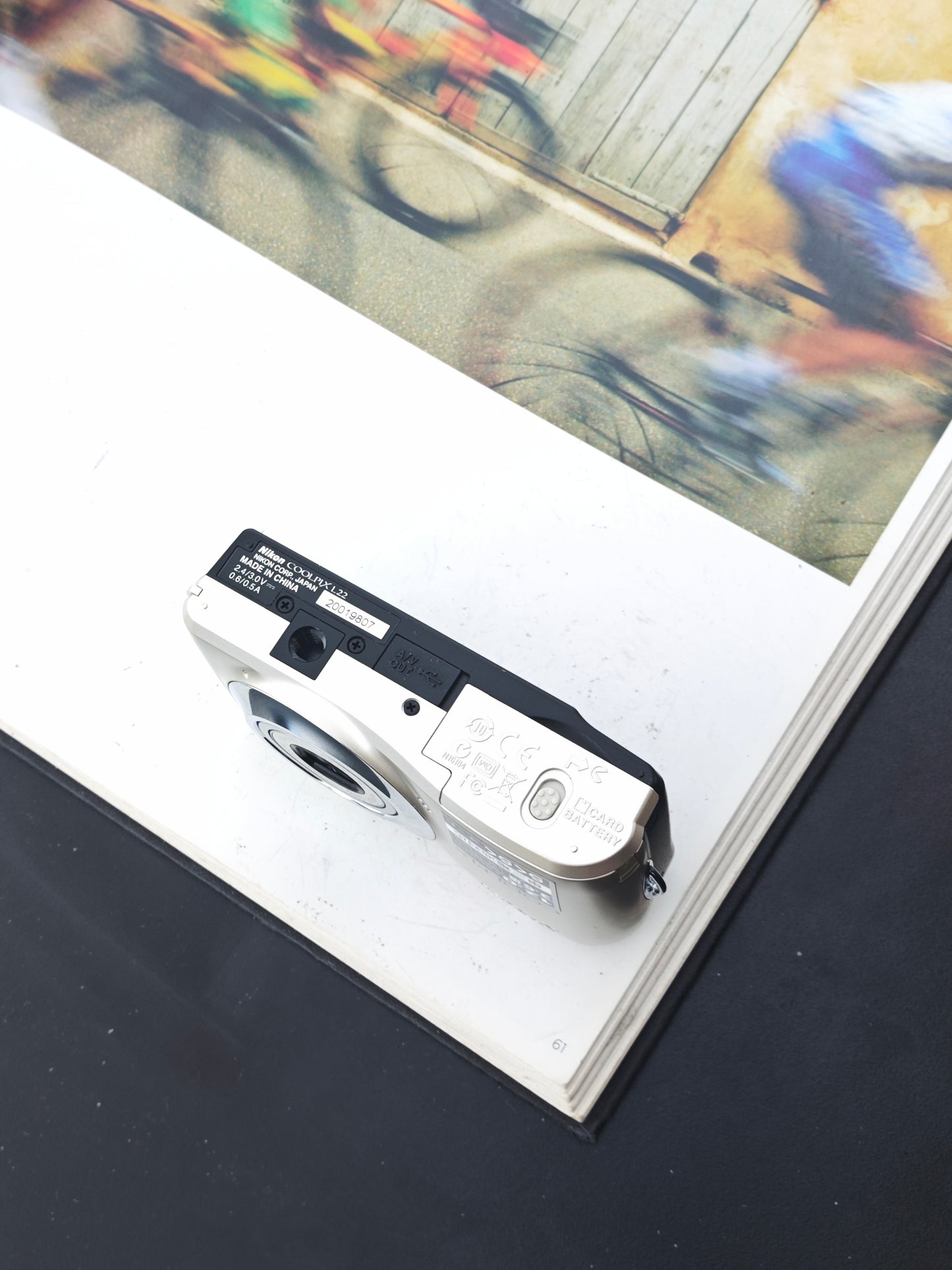 Used Nikon Coolpix L22 silver Digital Camera [with box]