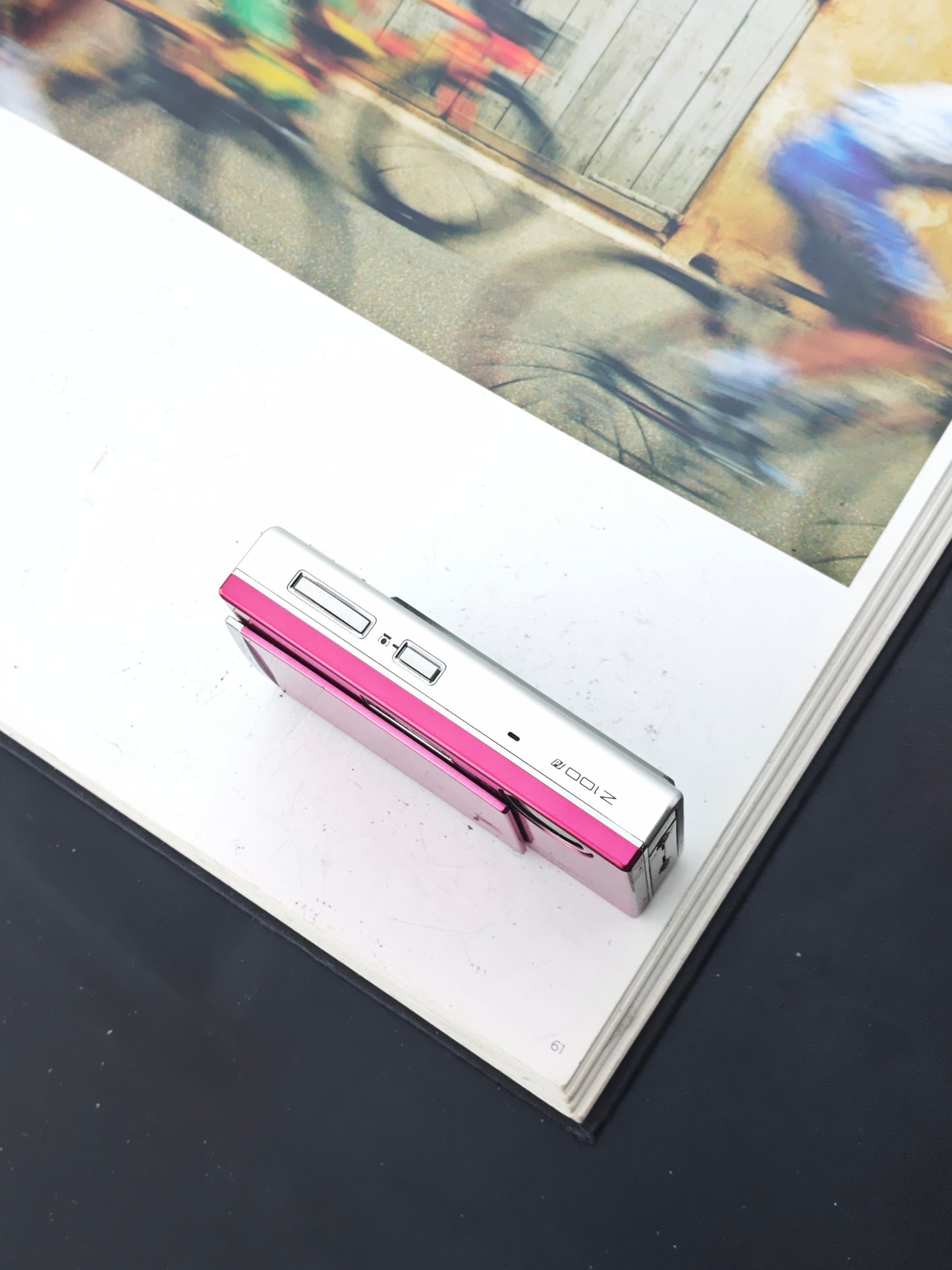 Used Fujifilm FinePix Z100 fd pink Digital Camera [No charger]