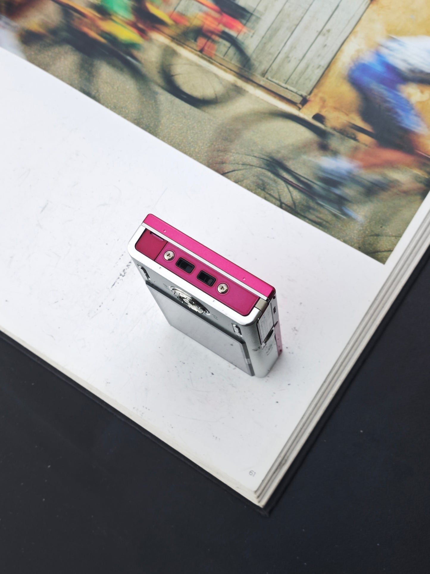 Used Fujifilm FinePix Z100 fd pink Digital Camera [No charger]