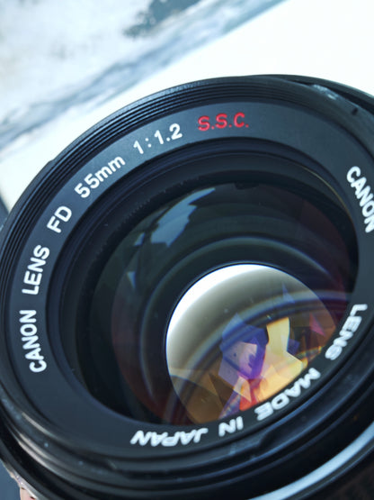 Canon Lens FD 55mm F1.2 S.S.C.
