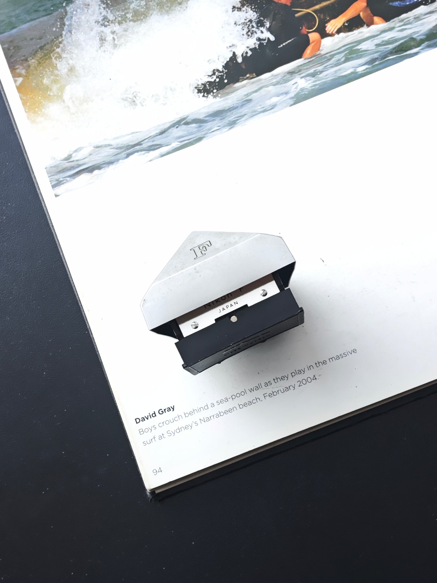 Nikon F prism eye level finder silver