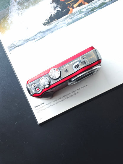 Used Panasonic Lumix DMC-TZ30 red Digital Camera [JPN only, No charger]