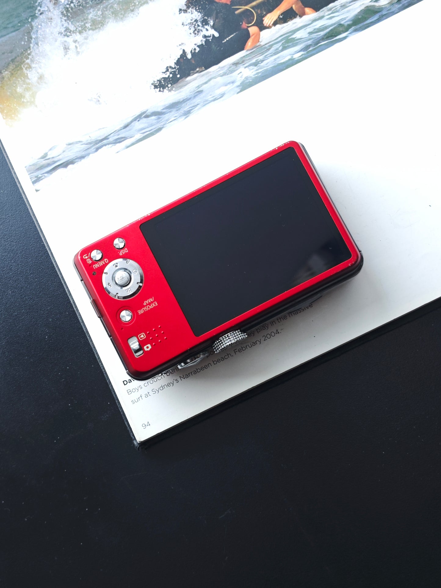 Used Panasonic Lumix DMC-TZ30 red Digital Camera [JPN only, No charger]