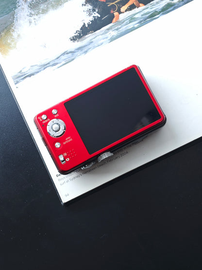 Used Panasonic Lumix DMC-TZ30 red Digital Camera [JPN only, No charger]
