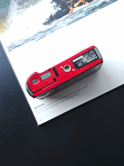 Used Panasonic Lumix DMC-TZ30 red Digital Camera [JPN only, No charger]