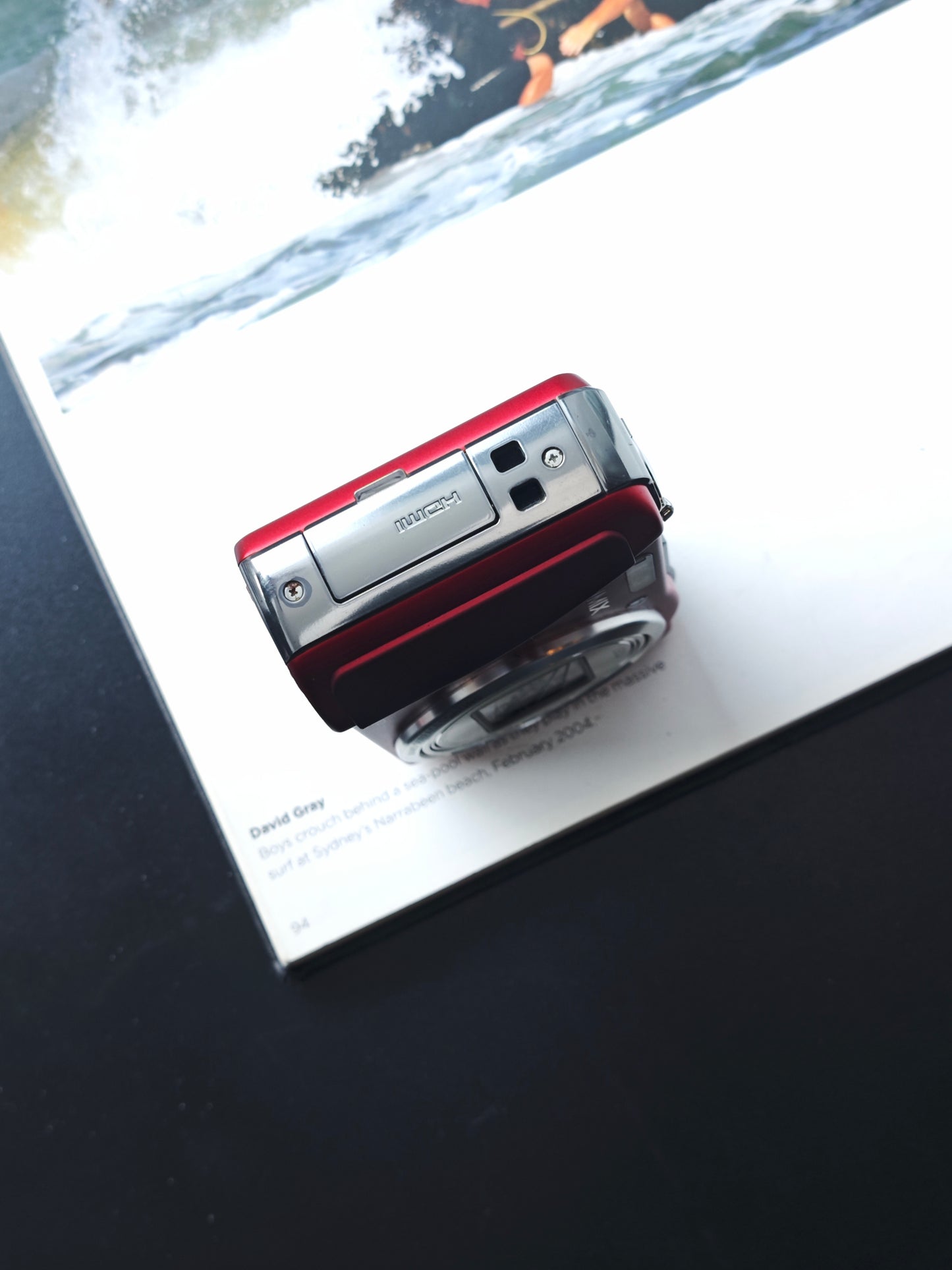 Used Panasonic Lumix DMC-TZ30 red Digital Camera [JPN only, No charger]