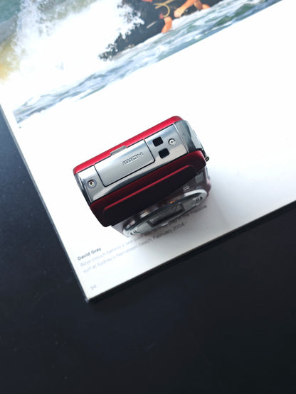 Used Panasonic Lumix DMC-TZ30 red Digital Camera [JPN only, No charger]