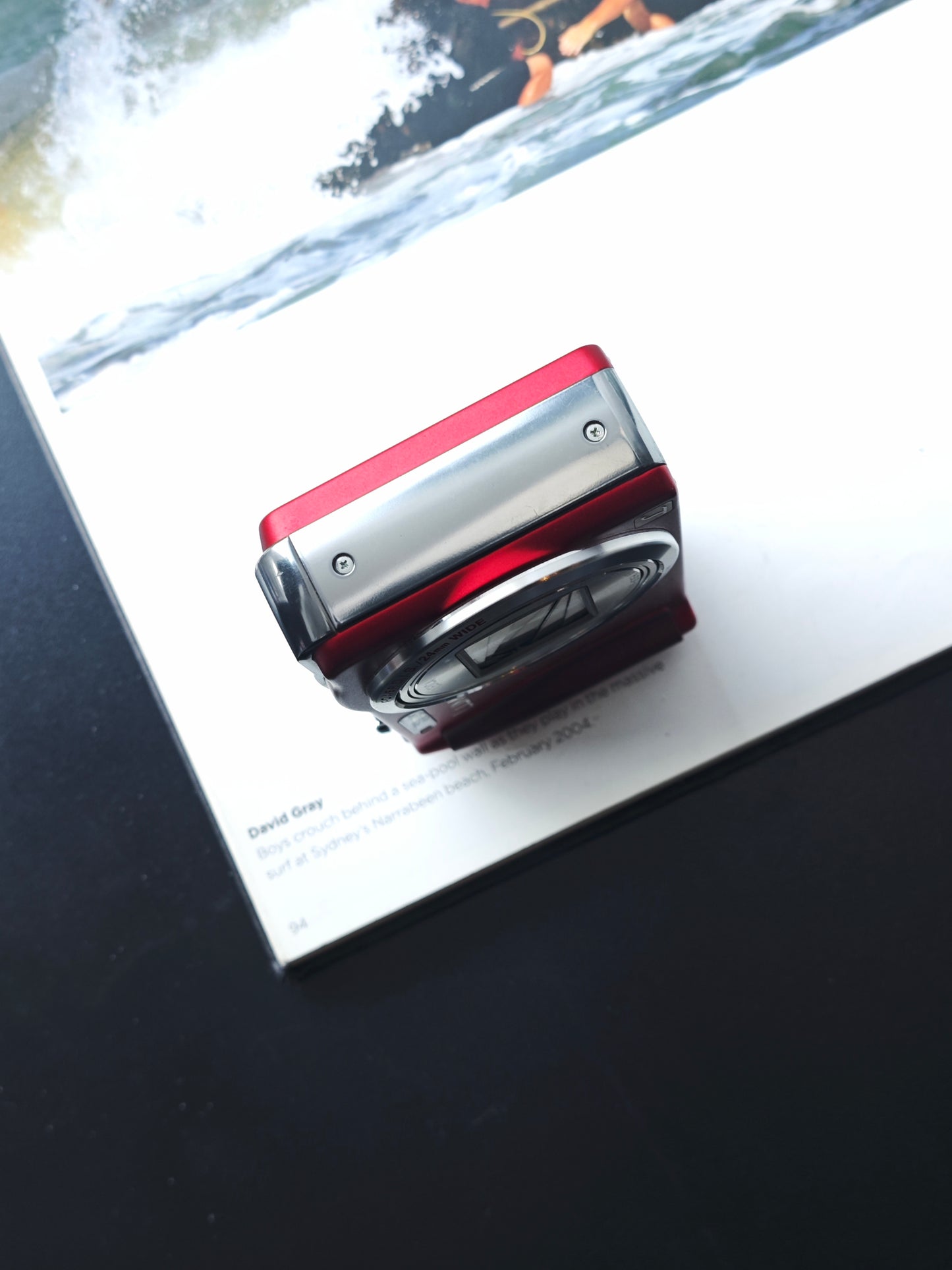 Used Panasonic Lumix DMC-TZ30 red Digital Camera [JPN only, No charger]