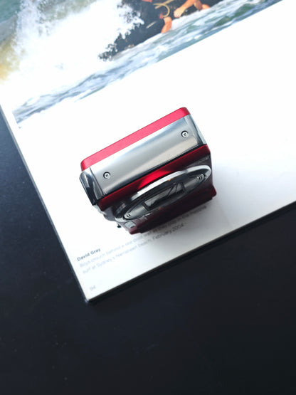 Used Panasonic Lumix DMC-TZ30 red Digital Camera [JPN only, No charger]
