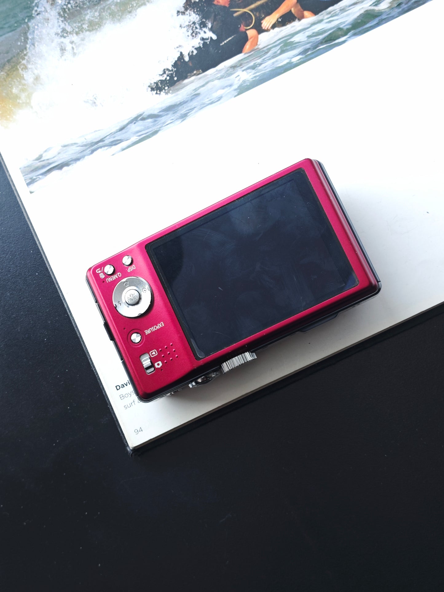 Used Panasonic Lumix DMC-TZ20 red Digital Camera [JPN only, No charger]