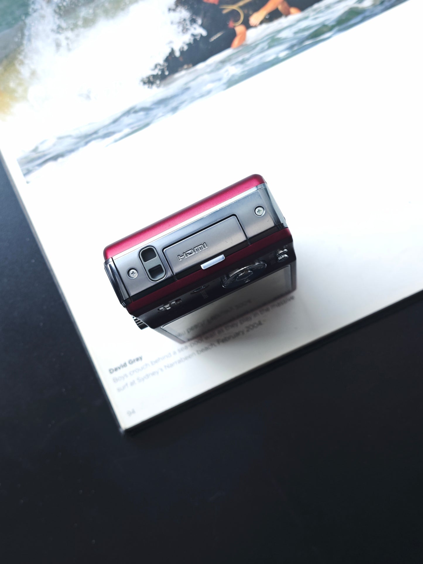 Used Panasonic Lumix DMC-TZ20 red Digital Camera [JPN only, No charger]