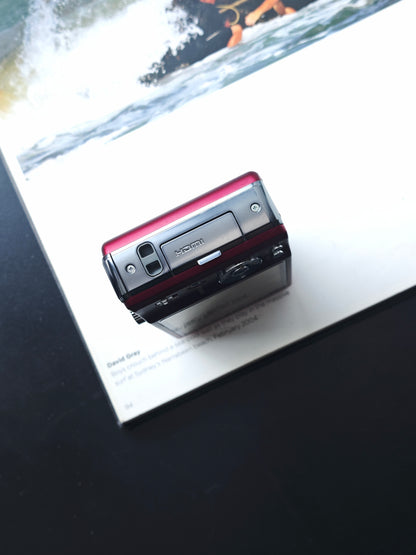 Used Panasonic Lumix DMC-TZ20 red Digital Camera [JPN only, No charger]