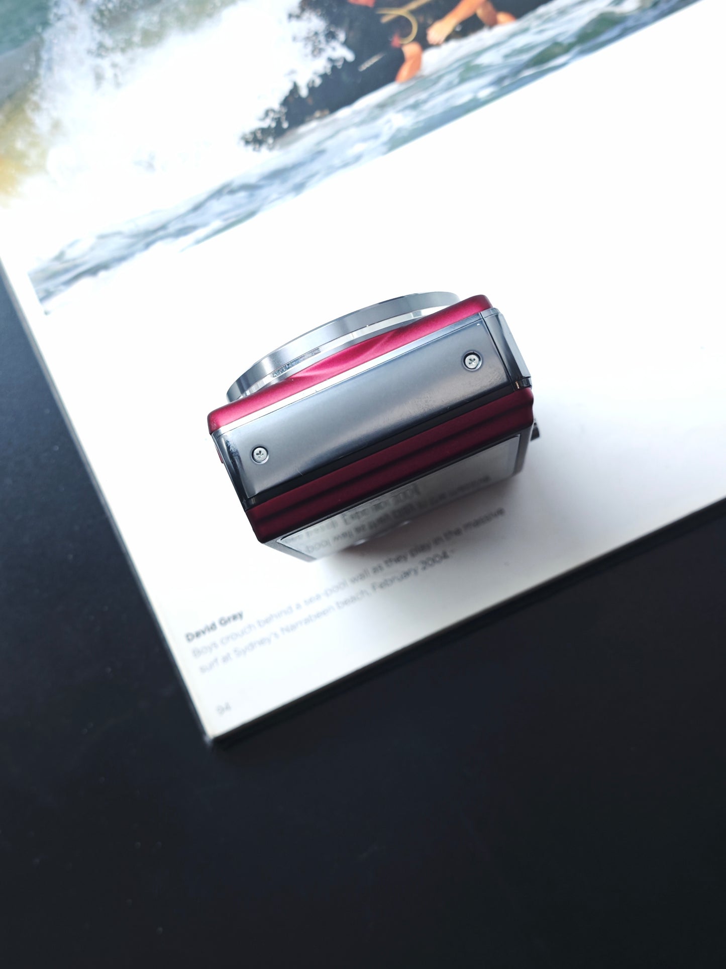 Used Panasonic Lumix DMC-TZ20 red Digital Camera [JPN only, No charger]