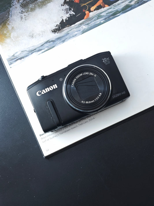 Used Canon PowerShot SX280 HS Digital Camera [No charger]