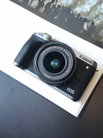 Used Canon EOS M6 Mark II with Zoom Lens 15-45mm F3.5-6.3 IS STM [No charger]