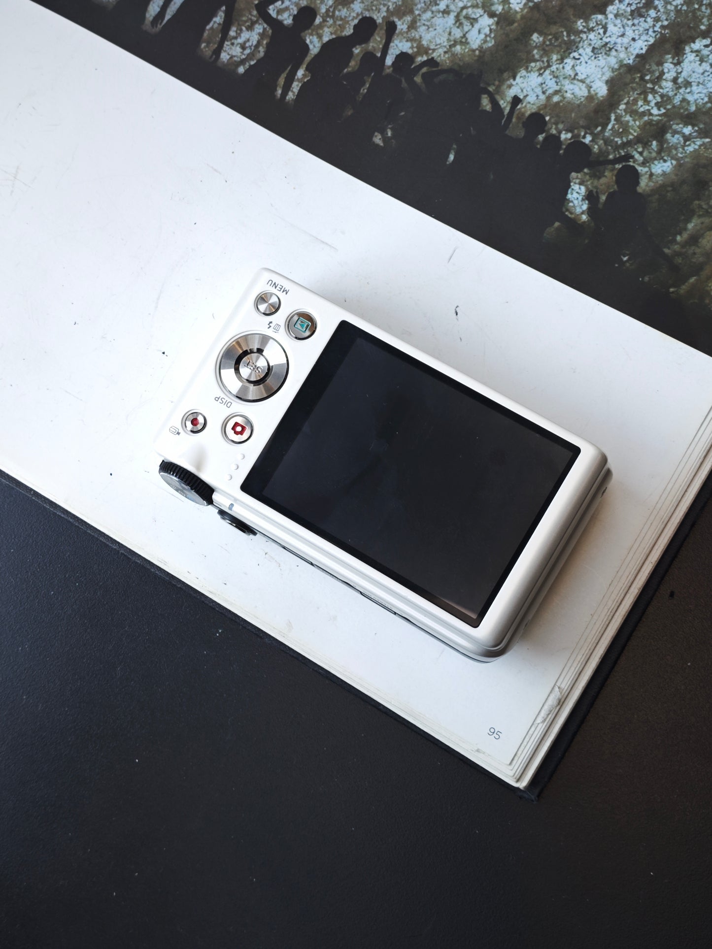 Used Casio EXILIM EX-ZR400 white Digital Camera [No charger] #10028284A