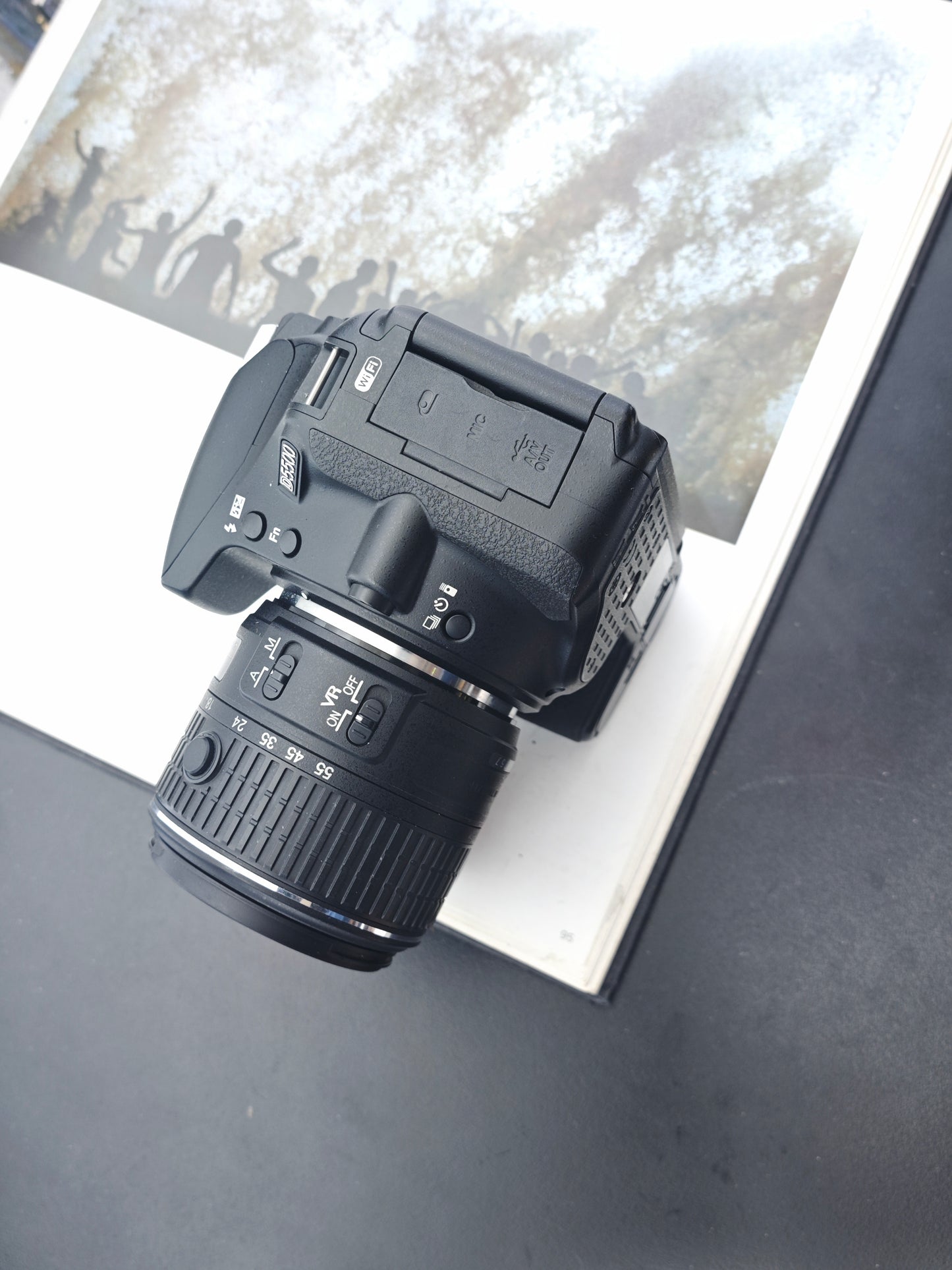 Used Nikon D5500 with Double Zoom Kit Digital Camera