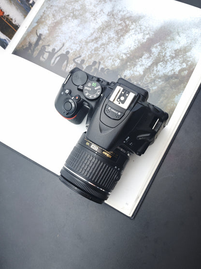 Used Nikon D5600 with Double Zoom Kit Digital Camera #2113668