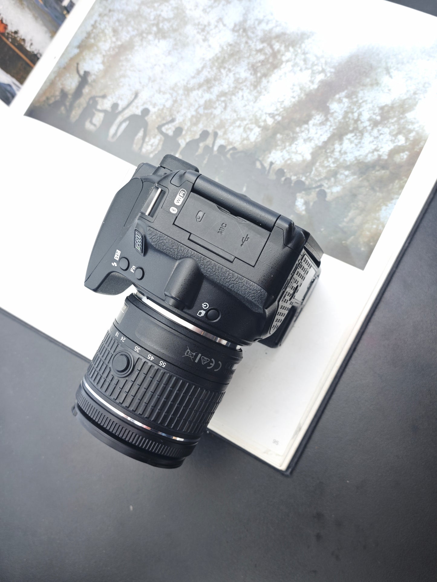 Used Nikon D5600 with Double Zoom Kit Digital Camera #2113668