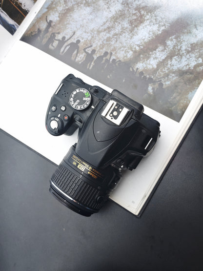 Used Nikon D3300 with Double Zoom Kit Digital Camera