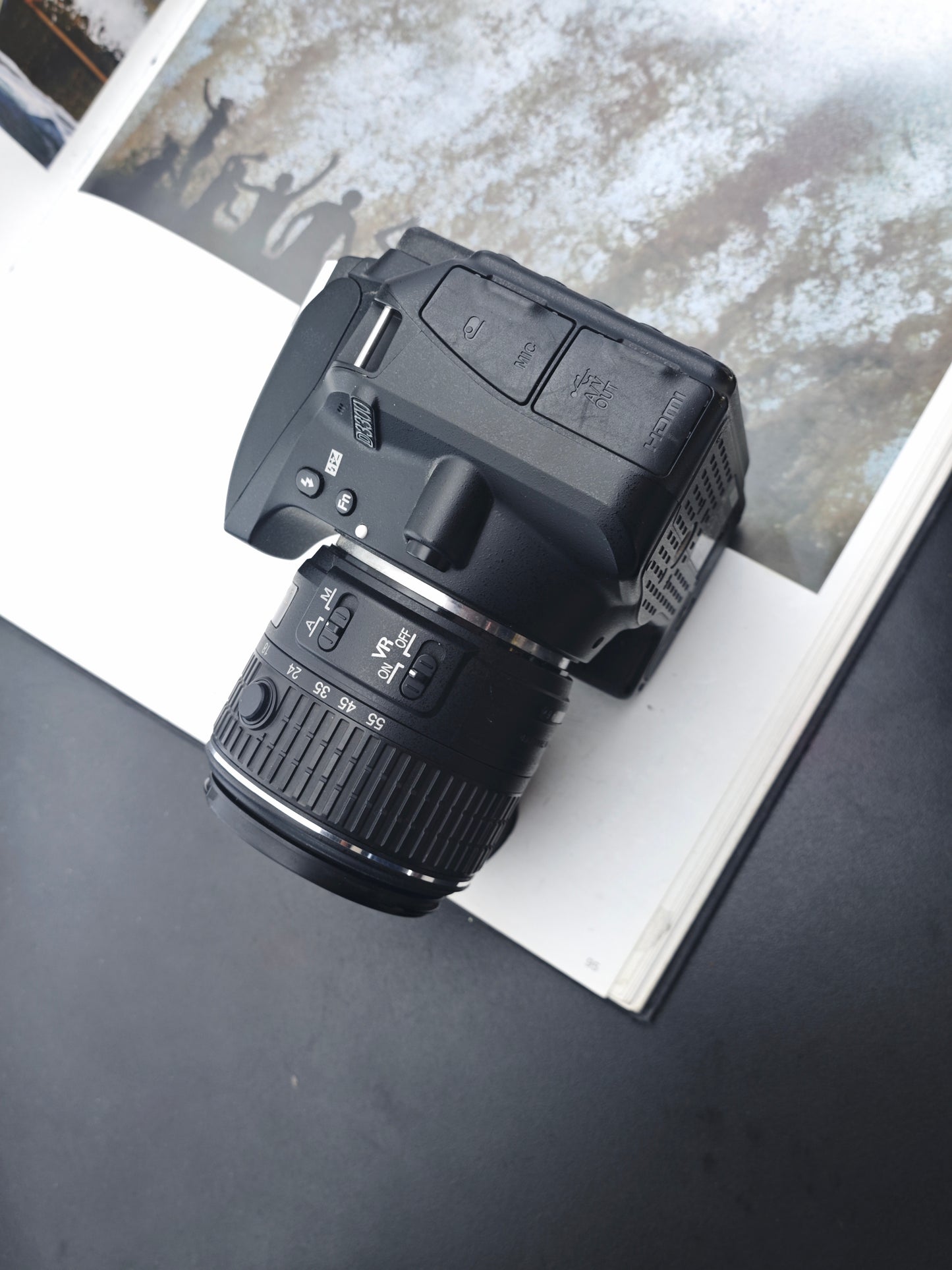 Used Nikon D3300 with Double Zoom Kit Digital Camera