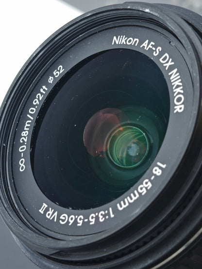 Used Nikon D3300 with Double Zoom Kit Digital Camera