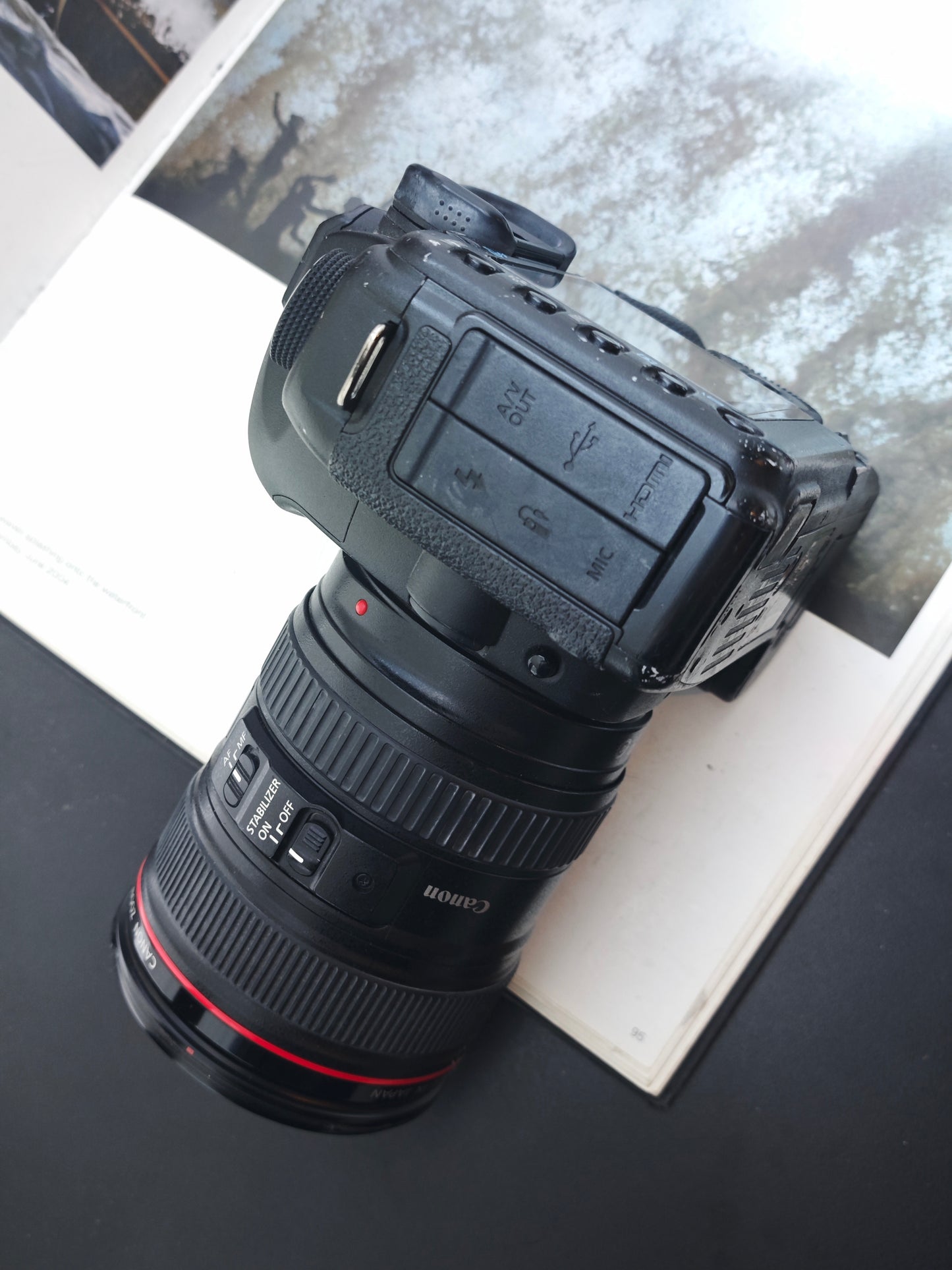 Used  Canon EOS 5D Mark II with Zoom EF 24-105mm F4 L IS USM Digital Camera [No charger]