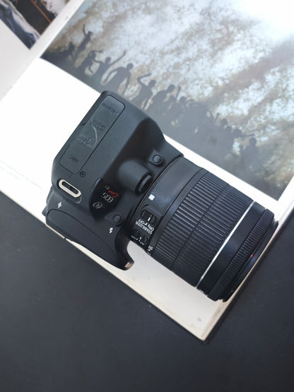 Used Canon EOS Kiss X7 with EF-S 18-55mm F3.5-5.6 IS STM [No charger]