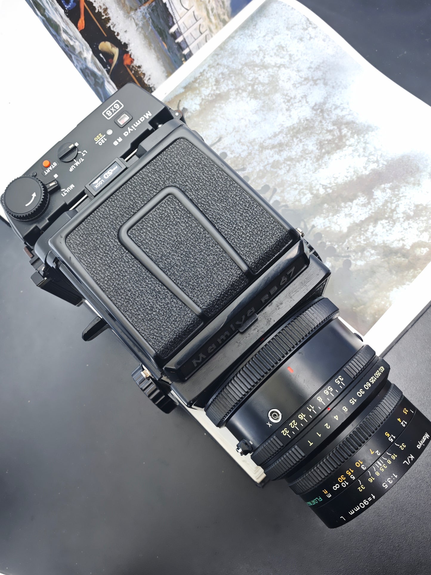 *READ* Mamiya RB67 Professional SD with Mamiya K/L 90mm F3.5 (6x8 Film Back)