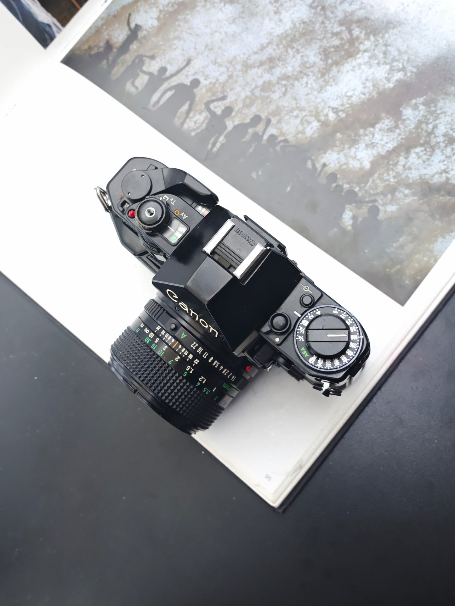 *READ* Canon A-1 black with FD 50mm F1.4 #1932138