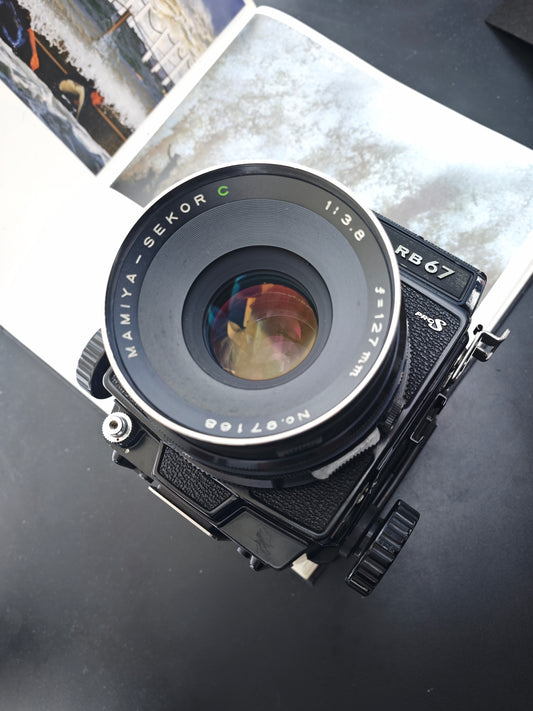 Mamiya RB67 Professional S with Mamiya-Sekor C 127mm F3.8
