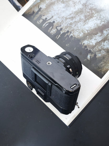 Canon AE-1 program black with FD 50mm F1.8