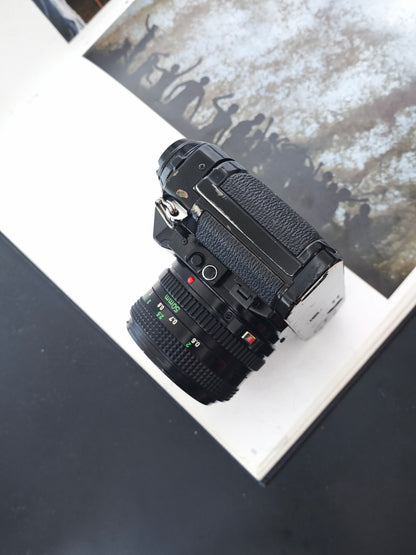 Canon AE-1 program black with FD 50mm F1.8