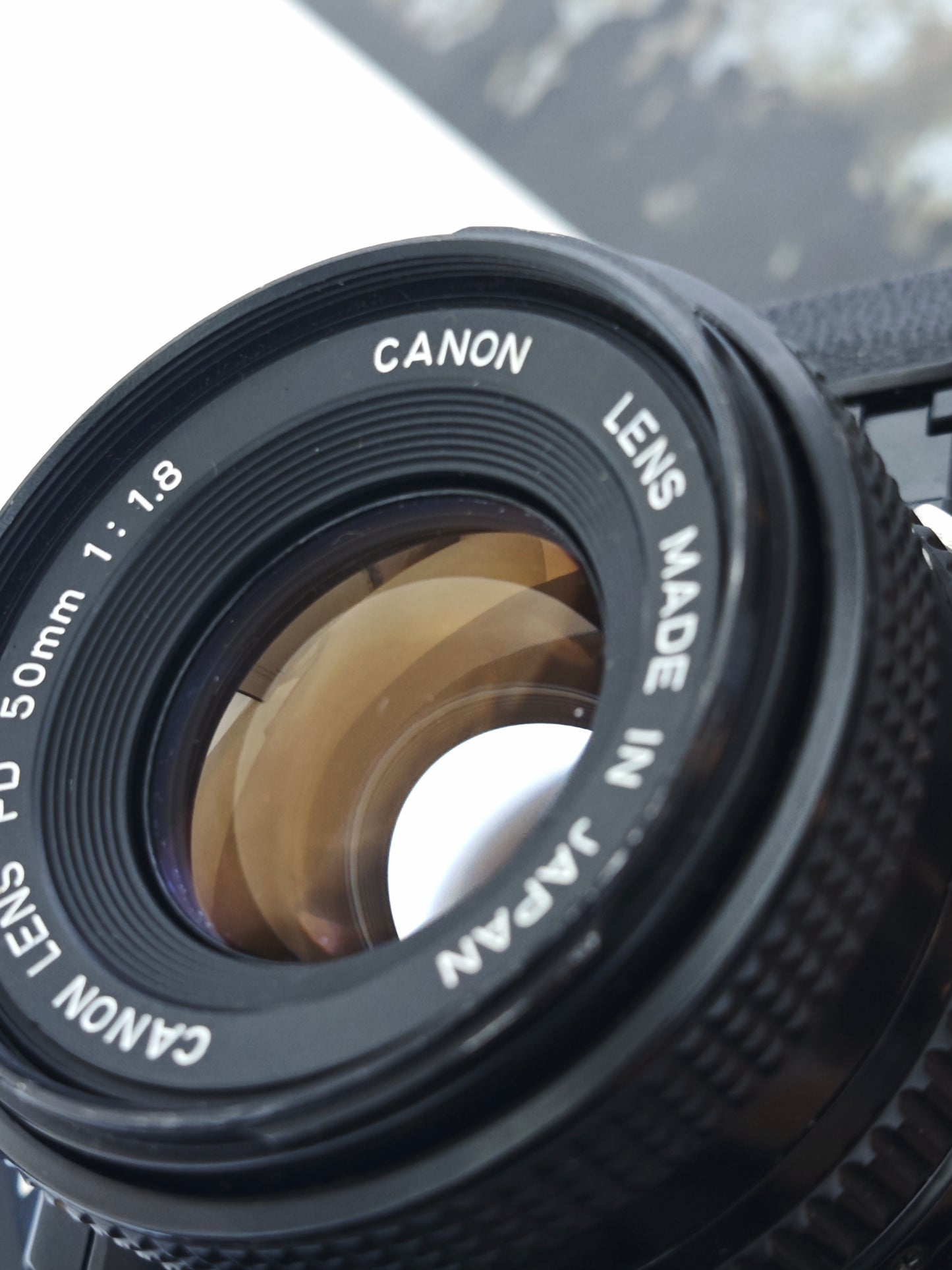 Canon AE-1 program black with FD 50mm F1.8