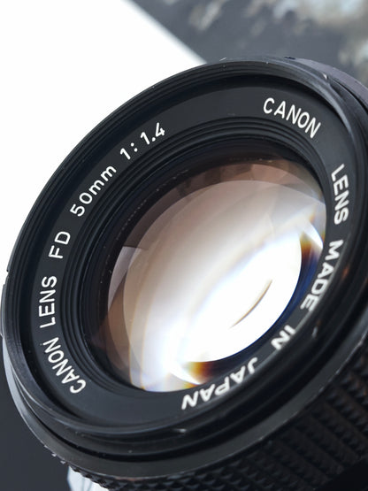 Canon AE-1 Program silver with FD 50mm F1.4