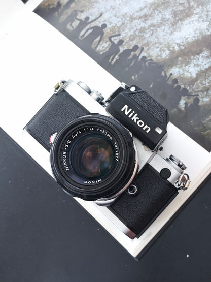 *READ* Nikon F2 silver with Nikkor-S.C Auto 50mm F1.4 Non-Ai