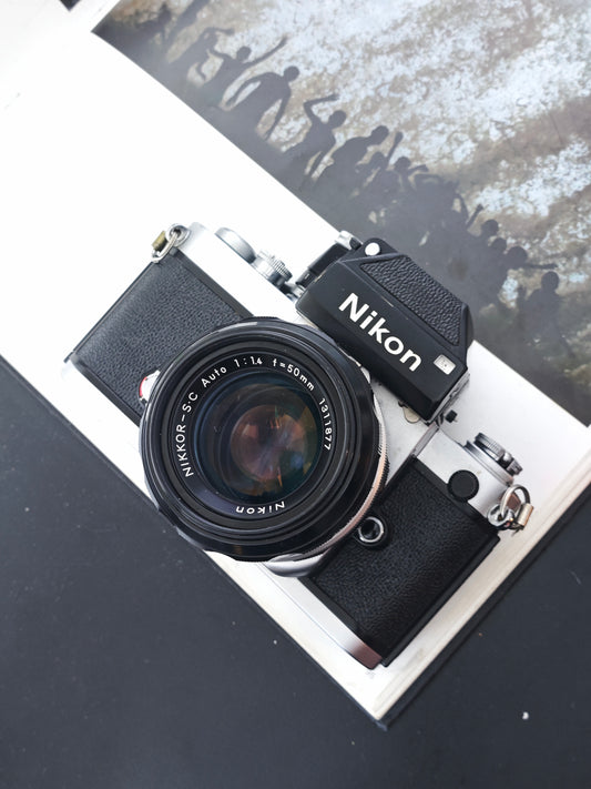 *READ* Nikon F2 silver with Nikkor-S.C Auto 50mm F1.4 Non-Ai