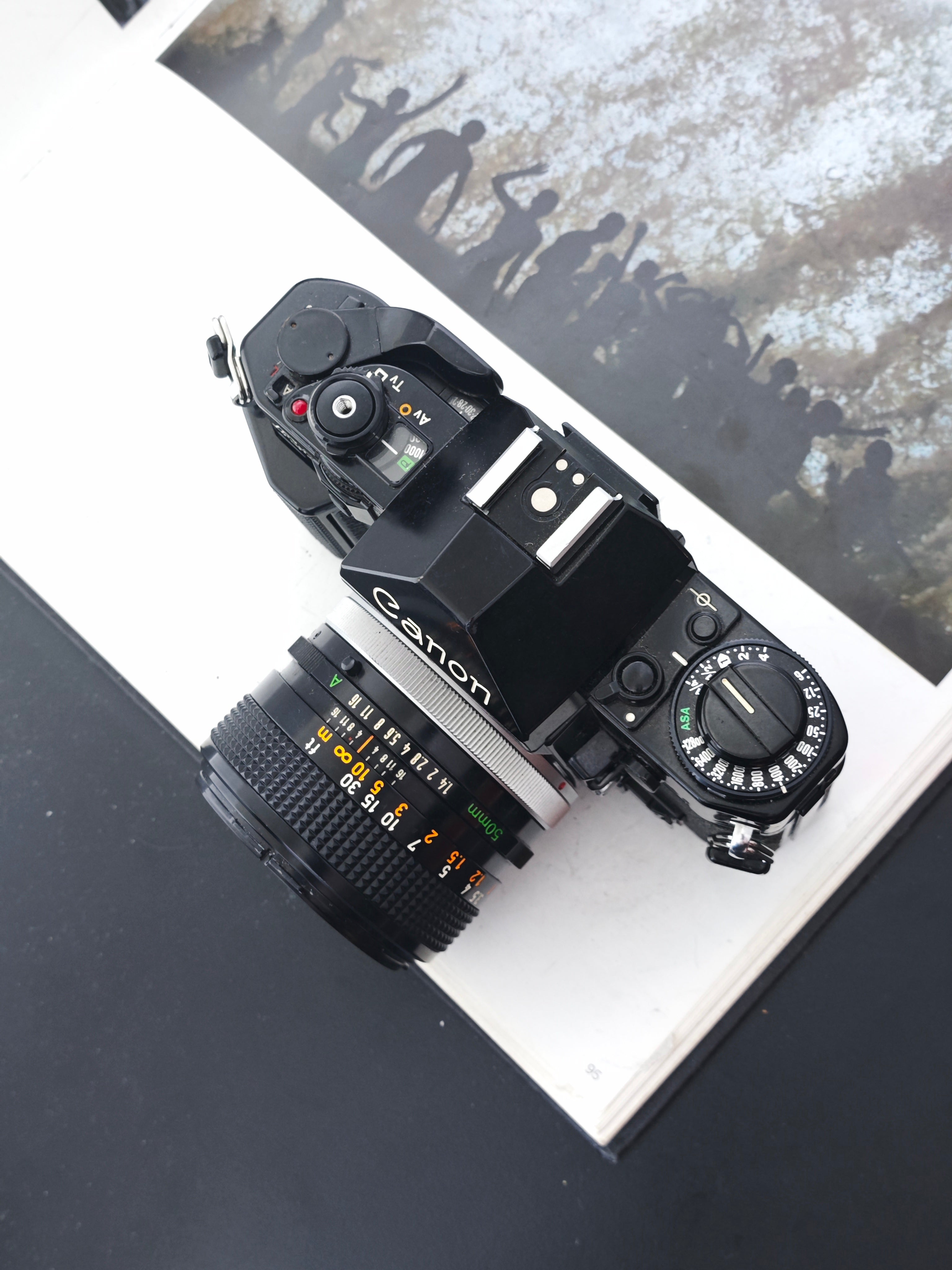 Canon A-1 black with FD 50mm F1.4 S.S.C. – UNIT CAMERA SHOP | BKK