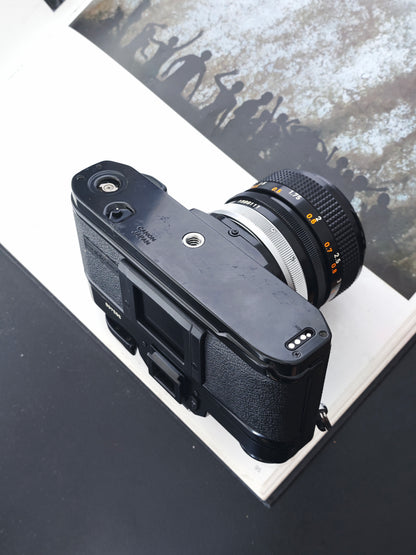 Canon A-1 black with FD 50mm F1.4 S.S.C.