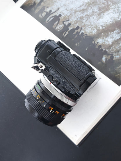 Canon A-1 black with FD 50mm F1.4 S.S.C.