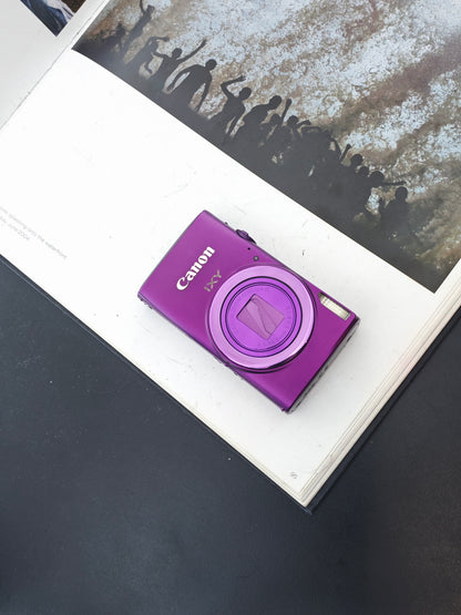 Used Canon IXY 630 purple Digital Camera [No charger]
