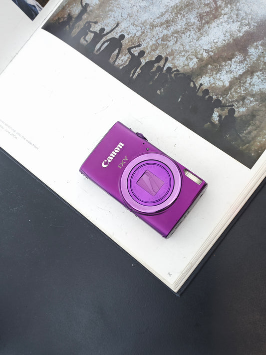 Used Canon IXY 630 purple Digital Camera [No charger]