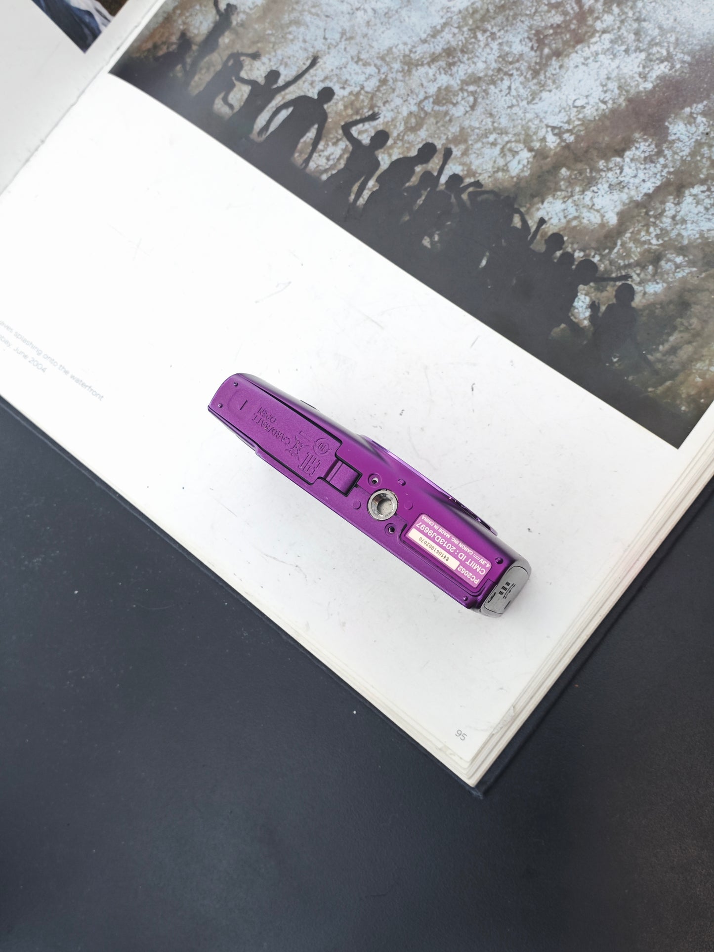 Used Canon IXY 630 purple Digital Camera [No charger]