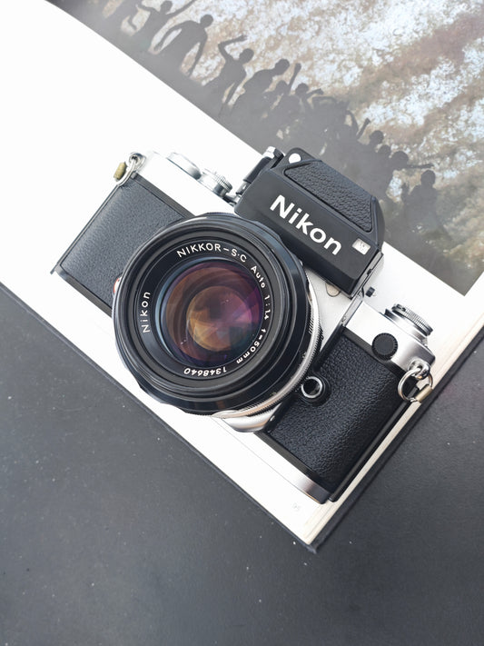 Nikon F2 silver with Nikkor-S.C Auto 50mm F1.4