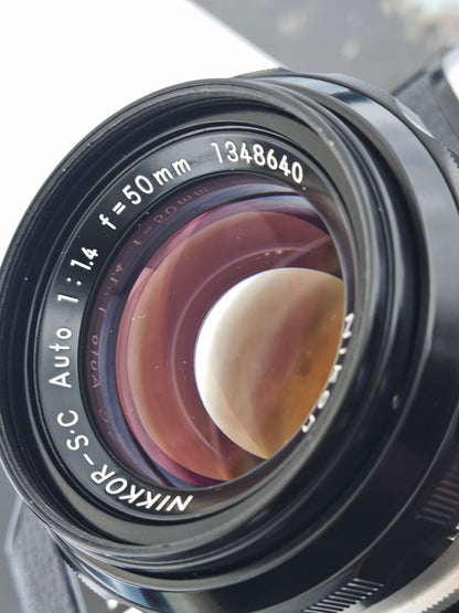 Nikon F2 silver with Nikkor-S.C Auto 50mm F1.4