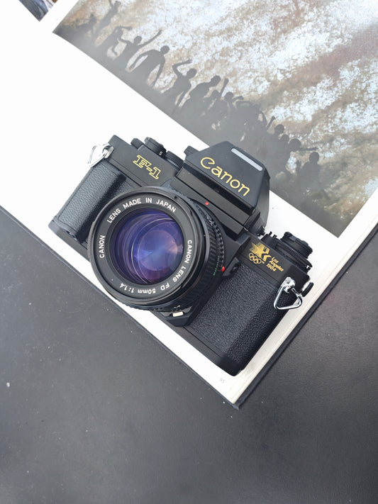 *READ* Canon New F-1 Los Angeles 1984 with FD 50mm F1.4