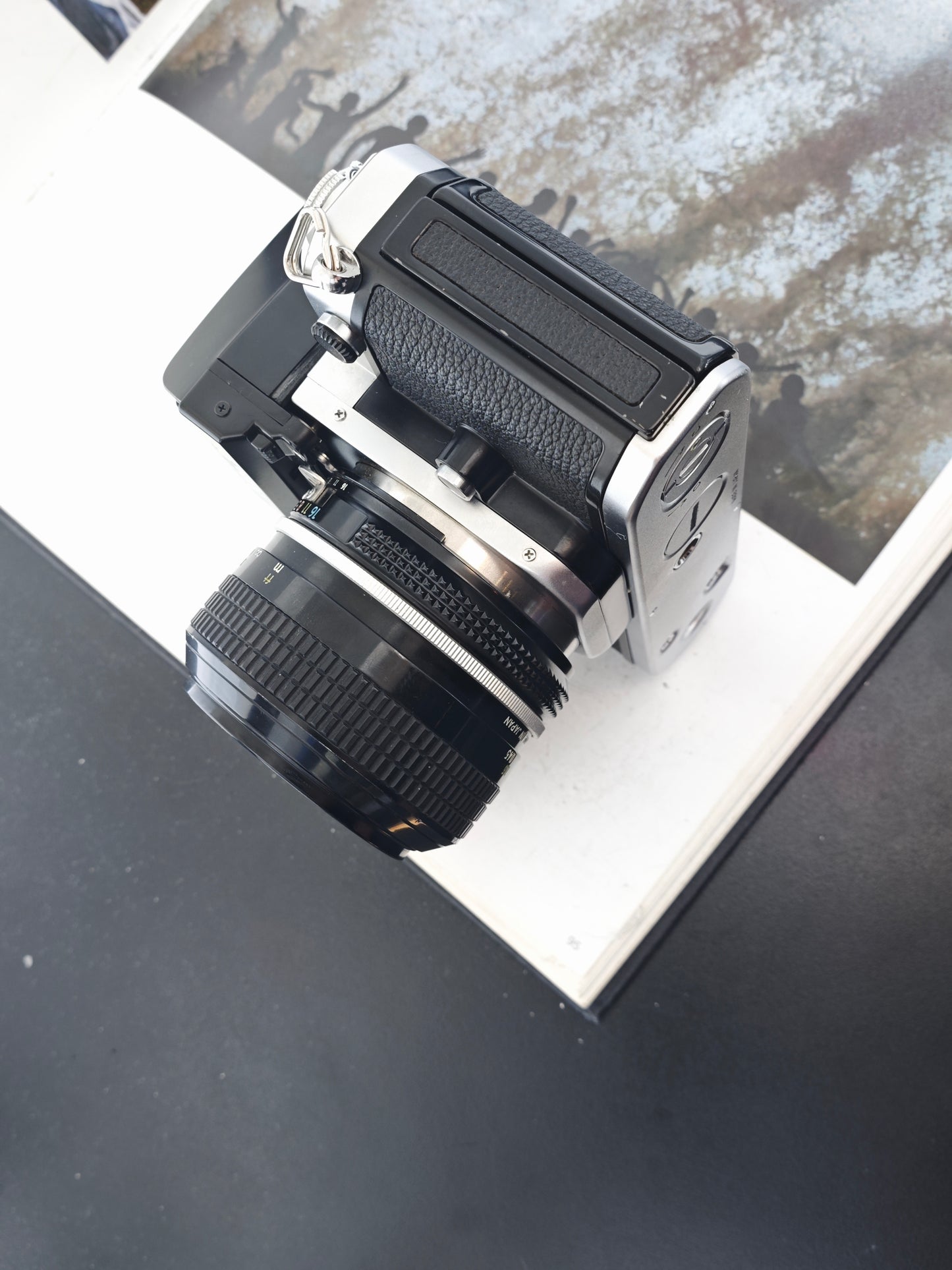 Nikon F2A silver with Nikon Nikkor 50mm F1.4 Ai