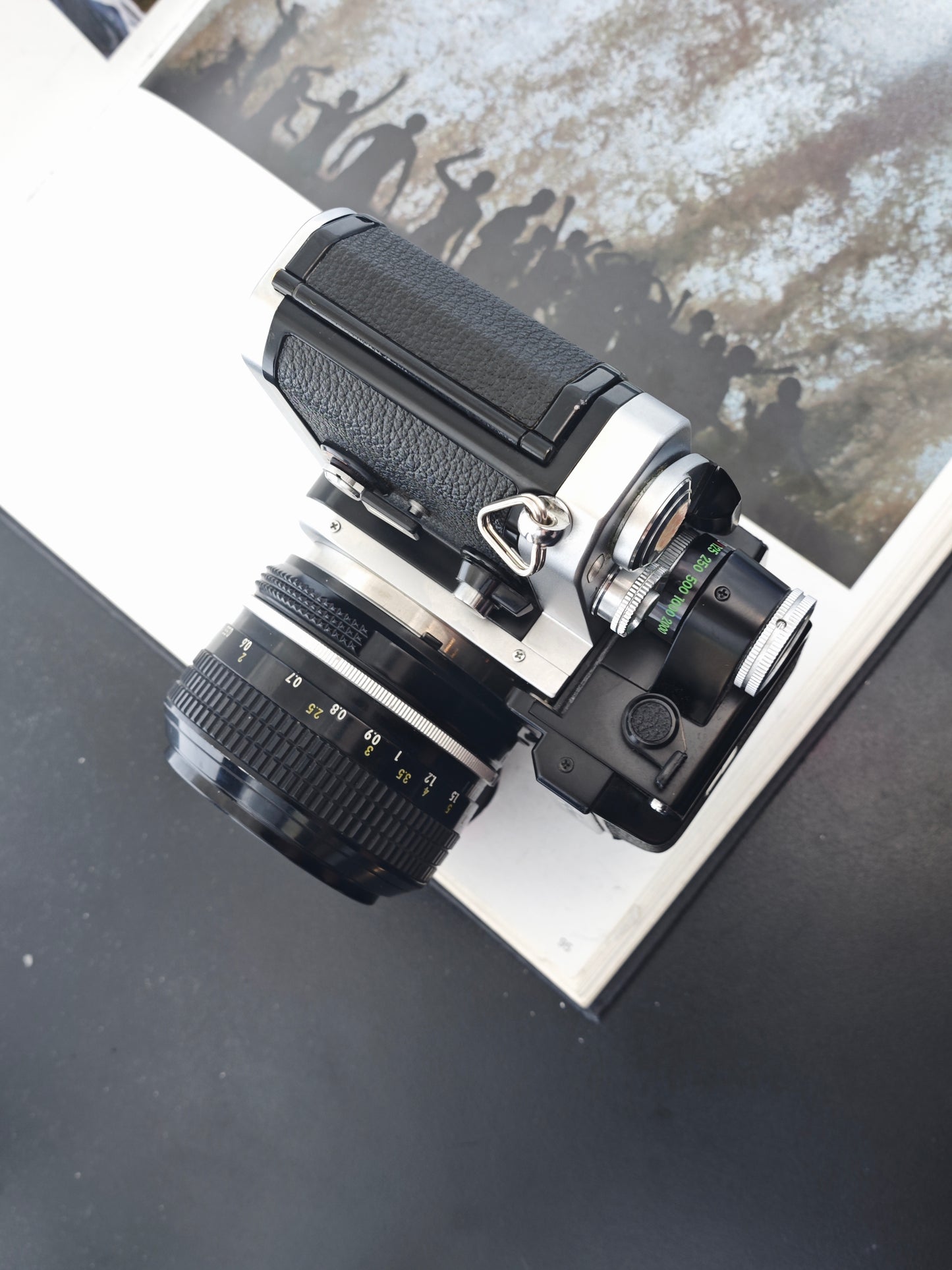 Nikon F2A silver with Nikon Nikkor 50mm F1.4 Ai