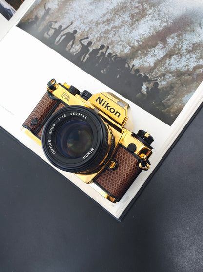 Nikon FA Gold with Nikkor 50mm F1.4 Ai-S gold [Limited to only 2,000 sets worldwide]